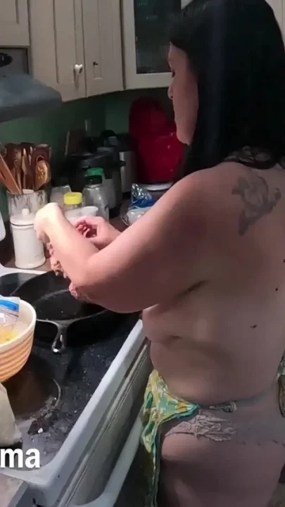 In the Kitchen Cooking for You - Breakfast Burritos