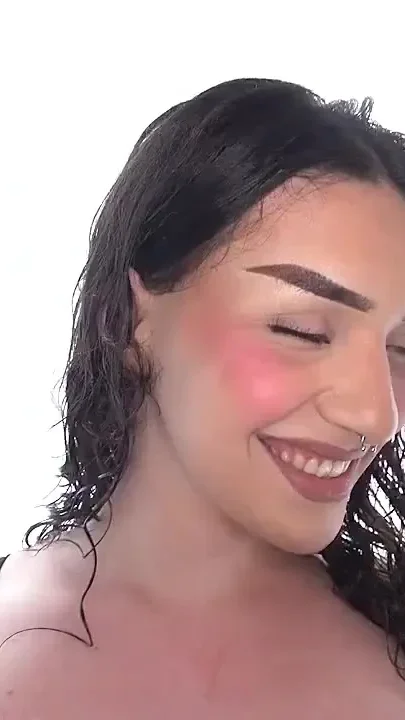 Lunch Time TS Anal Creampie