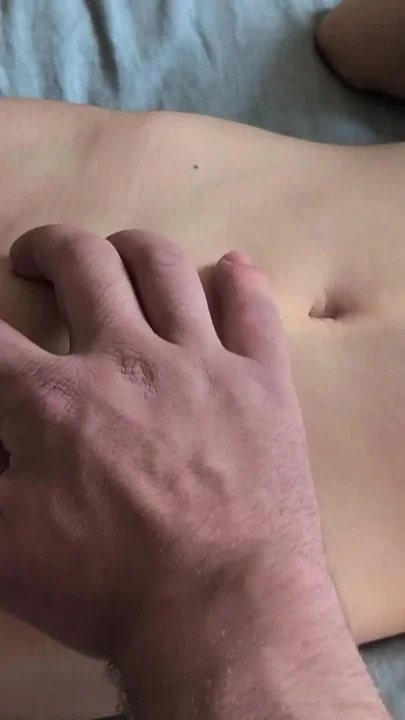 Dressed in sexy leggings I let my stepbrother follow the contour of my virgin pussy Clip 1