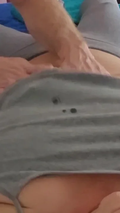 Squirting in Stretch Pants