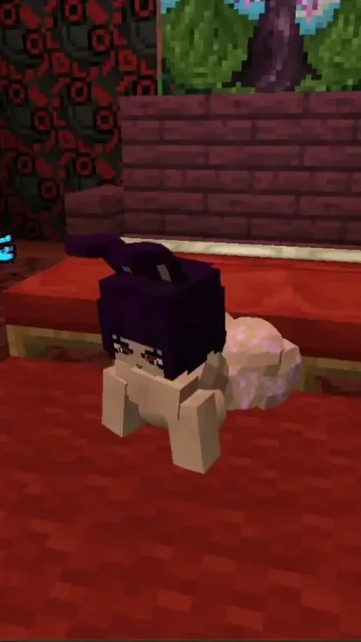 Minecraft Figura - Trying out some new models like this sexy Woman with bunny ears Clip 1