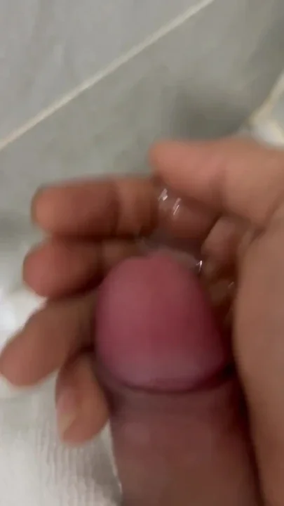 The young man escaped into the bathroom to relieve his needs Clip 2