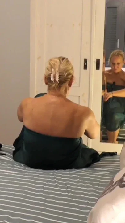 Blonde Mature Wife Enjoys Sex in Bed