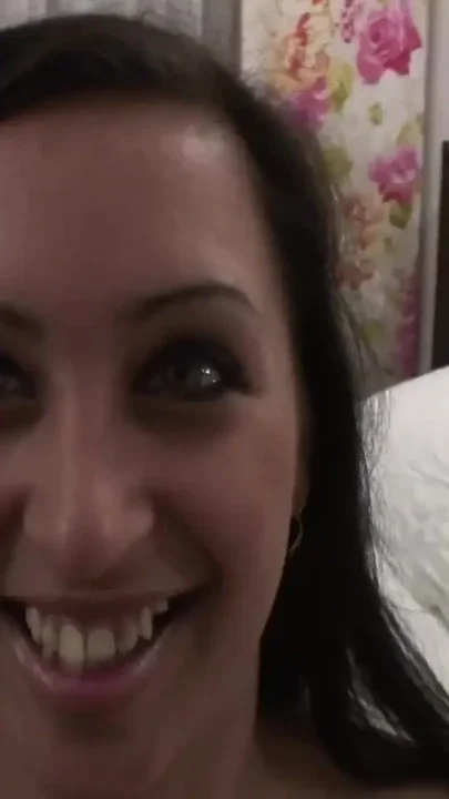 Amazing brunette babe fucking in motel