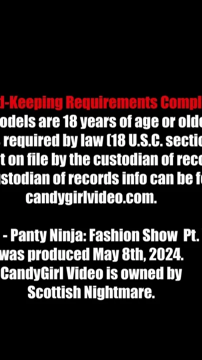Vika - Panty Ninja Fashion Show Pt V