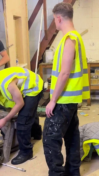 Building Site Straight Boys Have Some Fun
