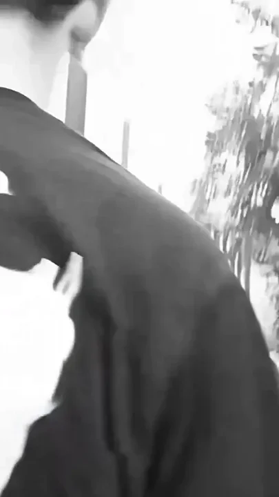 In preparation for his big white cock the ebony hottie rubs her quivering clit gently