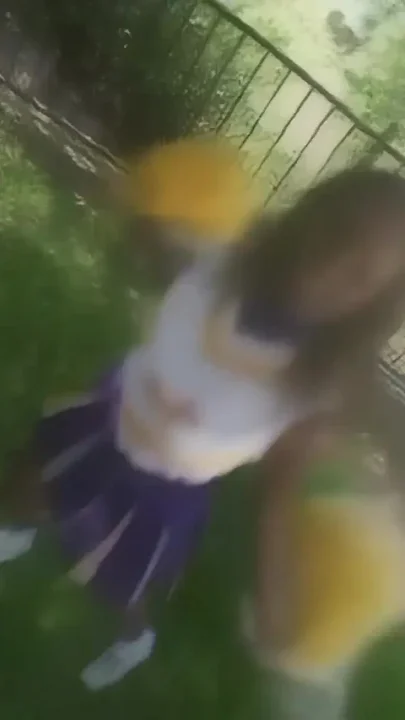 Black Cheerleader Has a Big Hard Cock for Her Wet Pussy