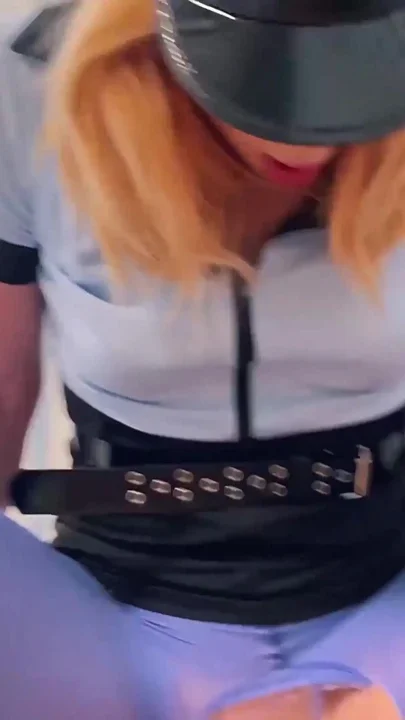 Sexy Girl Arranged Surprise and Sat on My Face in Police Suit Clip 1