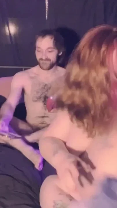 BBW MILF Bounces the Cum out of Skinny Young Twink Clip 1