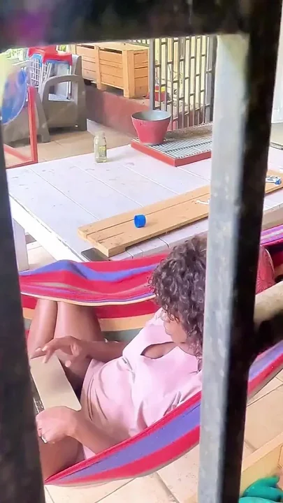 Lazy Sunday on the Patio Flow Gets Caught Mastrubating in Her Hammock