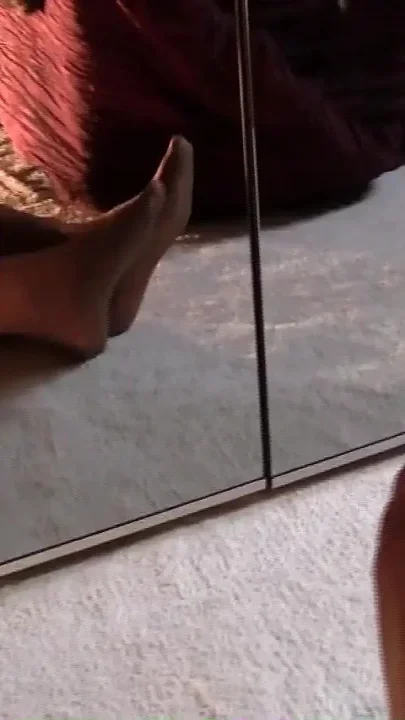Shooting Myself in the Mirror Playing with My Feet