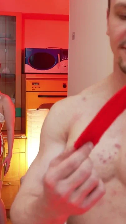 Teen Gets Handcuffed and Rough Tight Ass Fucked
