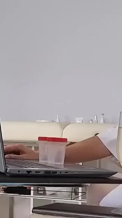 Threesome sex with a nurse