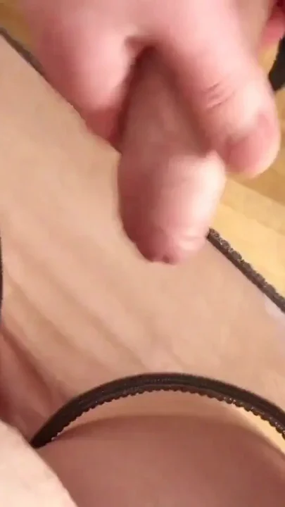 After a well-aimed shot of cum into my clit he began to rub it with his mushroom