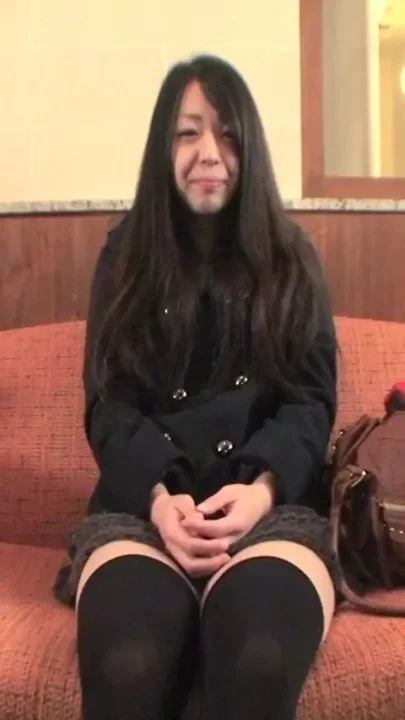 Japanese teen in knee high socks gets her fresh pussy creampie