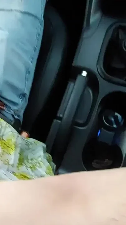 Stepmom spreads her legs in the car and seduces her stepson Clip 1