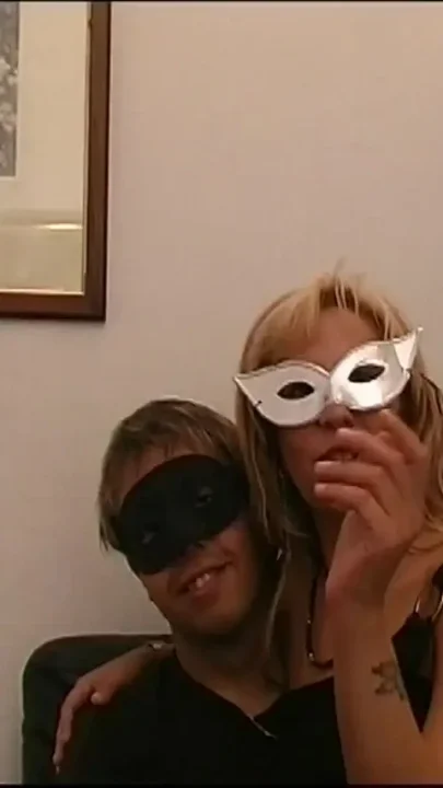 Hot Masked MILF Fucked and Cumshot on Nice Tits by a Big Amateur Cock