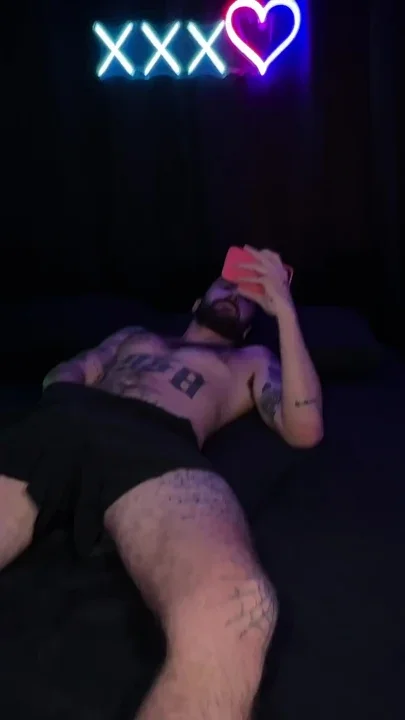 Filmed This Tatted up Stud Taking a Fat Cock