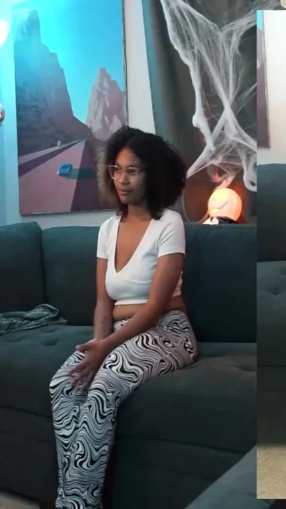 Amateur Ebony Teen Cum Slut Face Fucks Bwc First Time