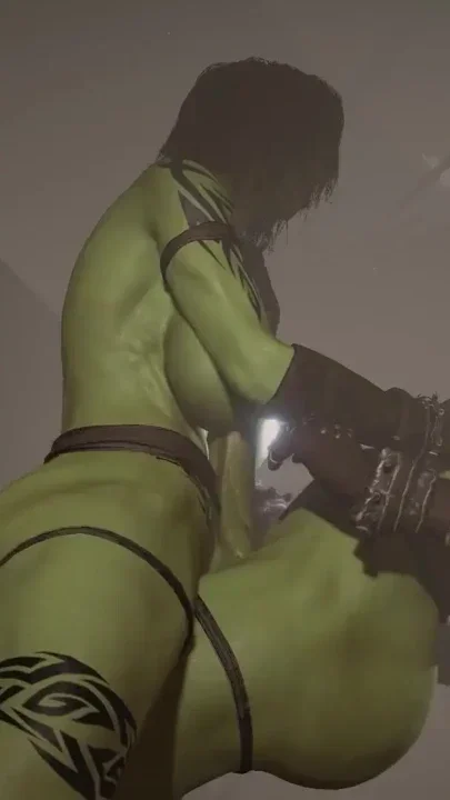 Three Futa Orks Fuck Hard in an Abanodned House Clip 1