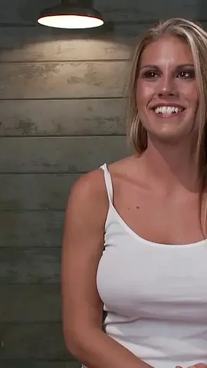 Big Boob Blonde Pornstar Gets Ass Fucked in a Bar