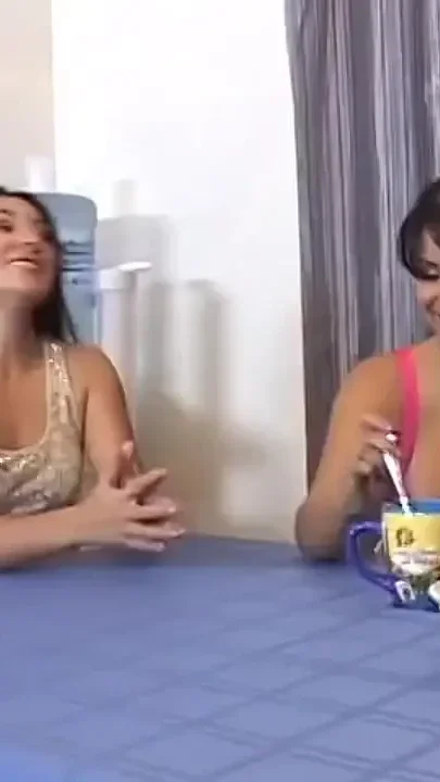 Two Amazing Bisexual Girls Fucked by a Big Hard Cock and Cumshot in Their Mouths