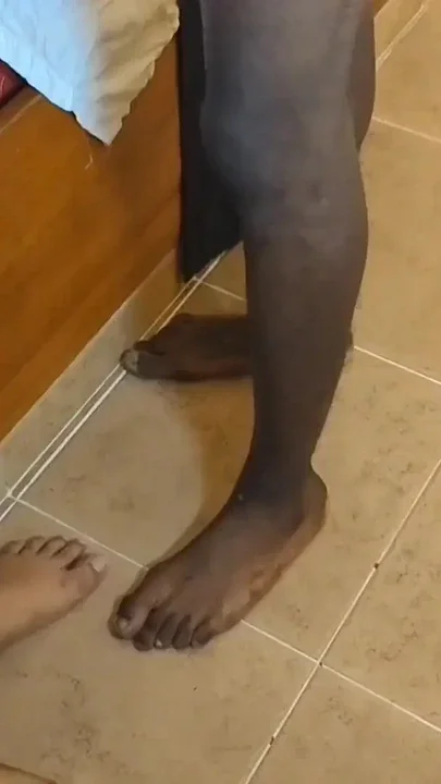 My friend invites me to his house then he puts his huge thick black cock in my
