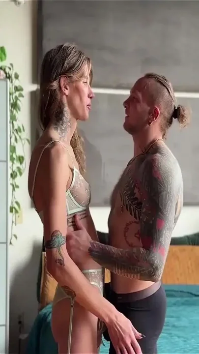 Muscle Stud Throat and Ass Fucks a Pretty Trans Girl