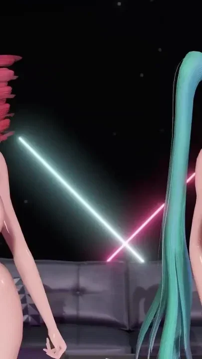 mmd r18 Wiggle Wiggle Dance sex cosplay suit latex want to fuck hard p3 fuck