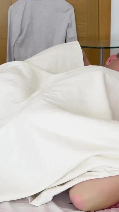 Intimate Morning Sex - Real Couple in Spoon Position