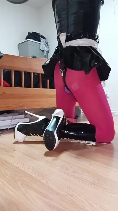 when the estim dildo chastity and self bondage feel TOO good