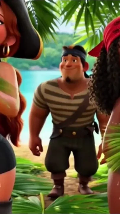 Sensual Pirate Adventure Building the Tropical Hideout Created by AI Clip 2