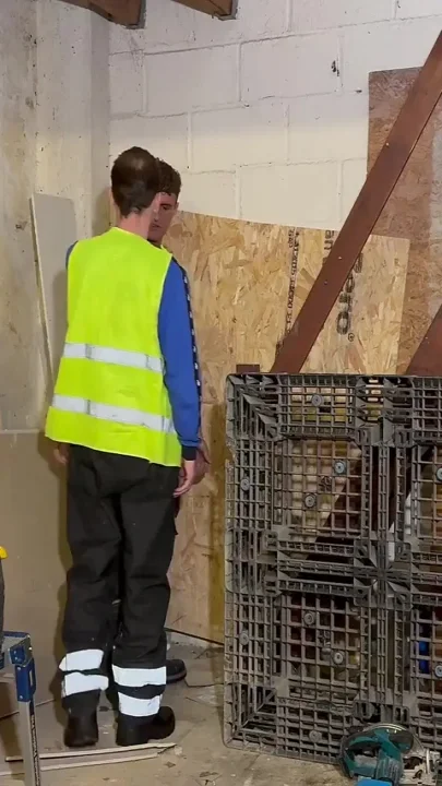 Two Builders Get Very Naughty Together on Site