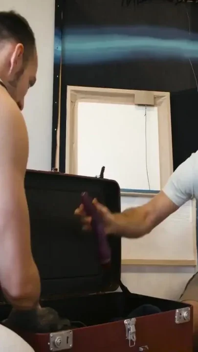 Stepbrothers get horny when finding stepdad's gay porn - NextDoorTaboo