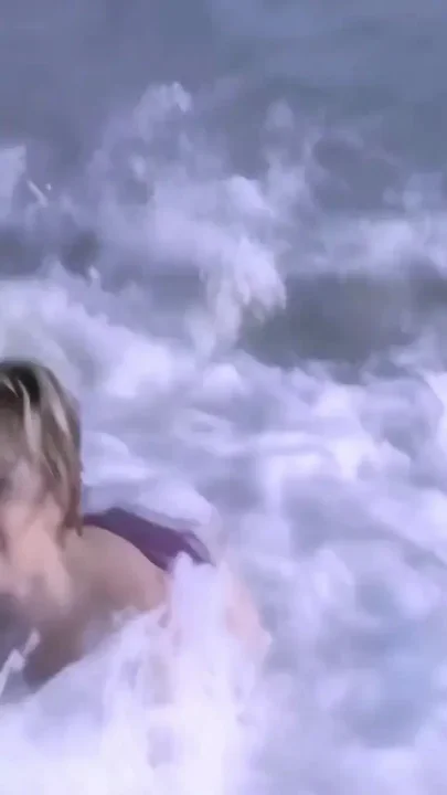 Tigra Blonde Touching Herself by the Beach