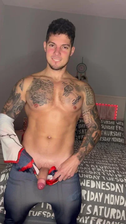 My Big Cock Cums With Spiderman Suit