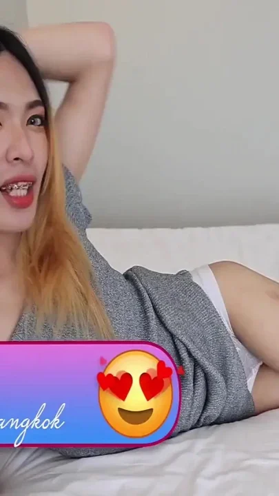 Helloladyboy Skinny Asian Ladyboy Gets Spunk on Her Face