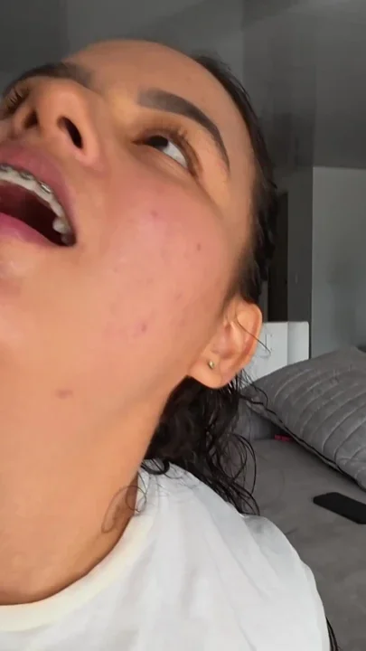 Stepbrother is happy recording his stepsister while eating her milk Clip 2