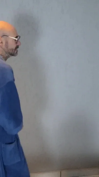 Perverted Old Man Receives Delivery Girl with His Dick Out