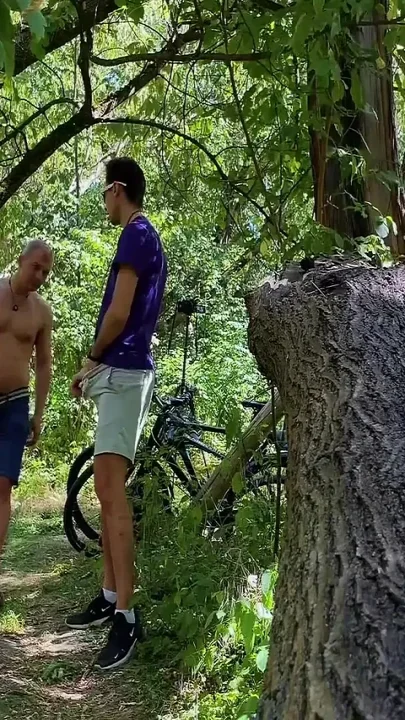 Dick Sucking in the Forest