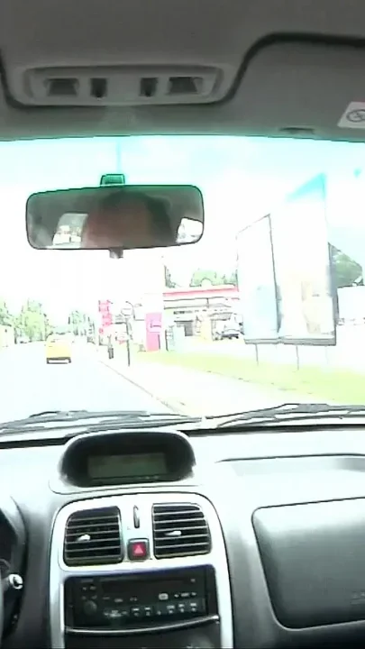 German mature hitcher picked up and fucked at home