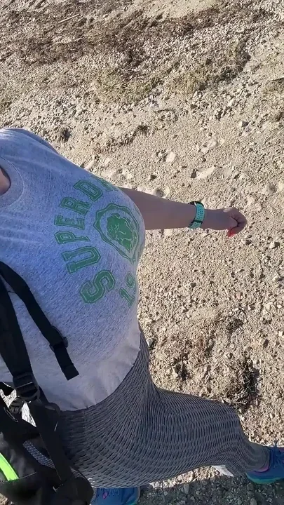 Tits Hairy Pussy and Ass Out on the Beach