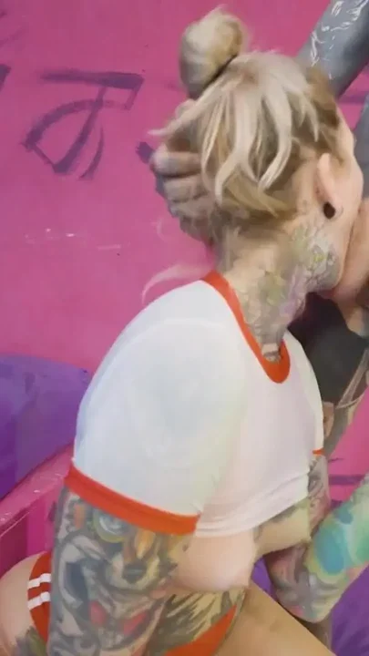 Inked Sluts Ass Gets Wrecked by Monster Cock Rough Alternative Anal Pounding Clip 1