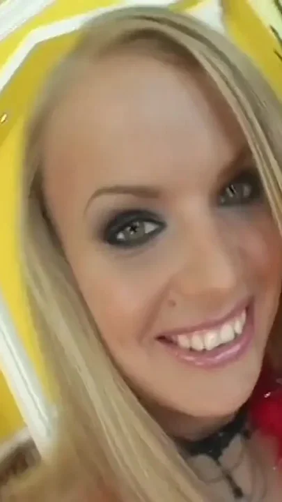 Petite Blonde Dora and 3 Cocks up Her Ass