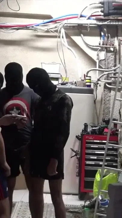 Gay in gang bang with straight Arab twinks