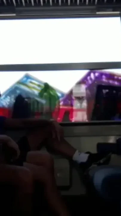 Fucked bareback in a train by straight