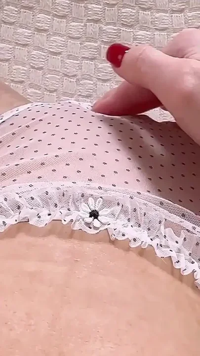Extremely Close up Clit and Wet Pussy View Sensual Panties Masturbation Till Orgasm