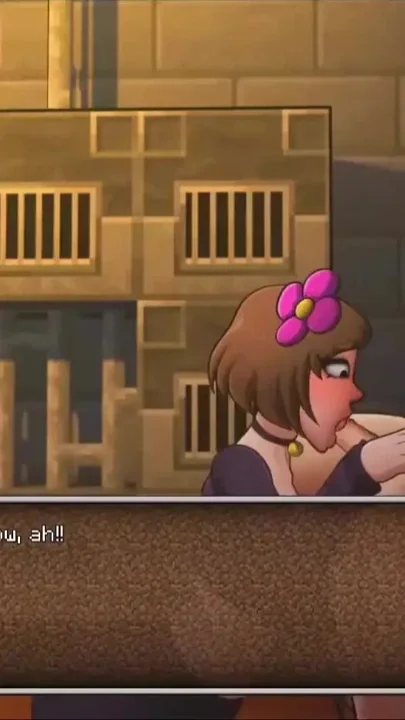 HornyCraft Minecraft Parody Jenny Gives Sloppy Deepthroat Blowjob to Futanari Alex Clip 2