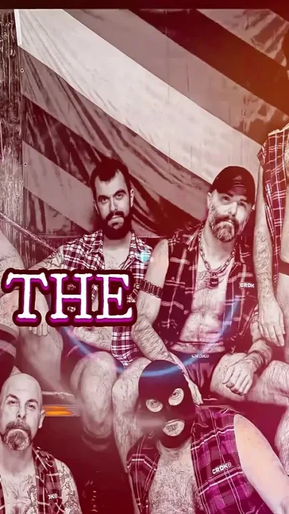Bareback Bear Raw Gay Orgy at the Dungeon 1